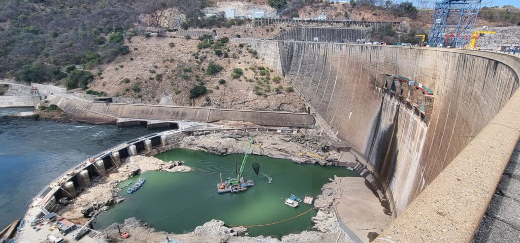 Kariba dam is an example of dam rehabilitation