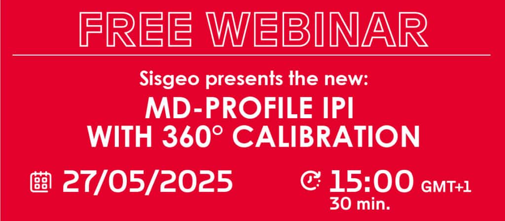 Sisgeo presents the new MD-Profile IPI with 360° calibration