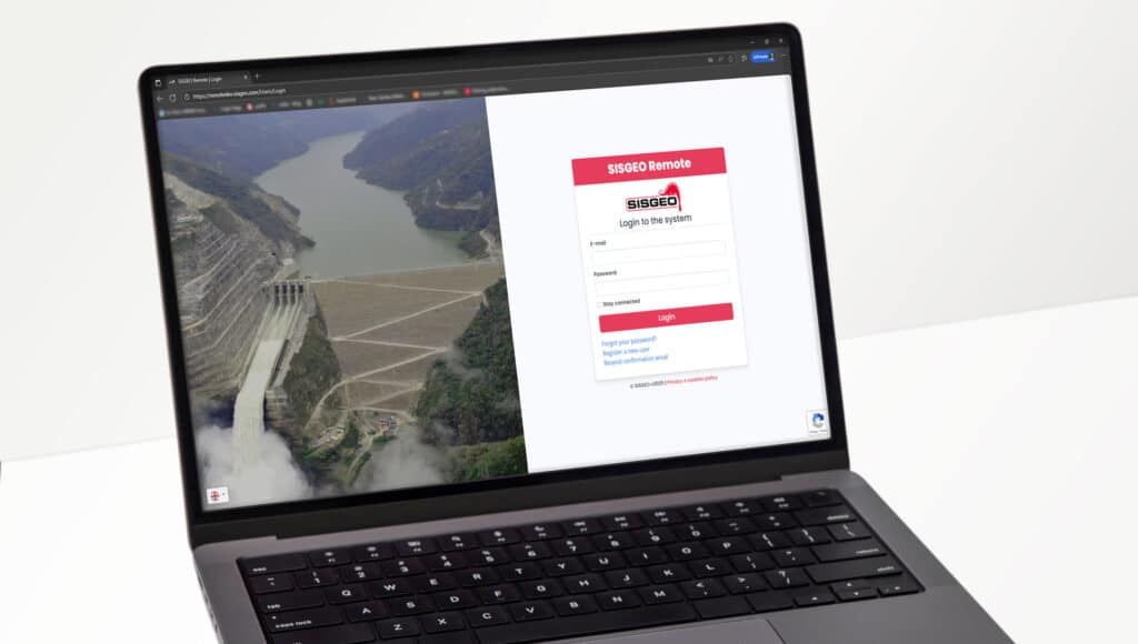 Schermata login Sisgeo Remote