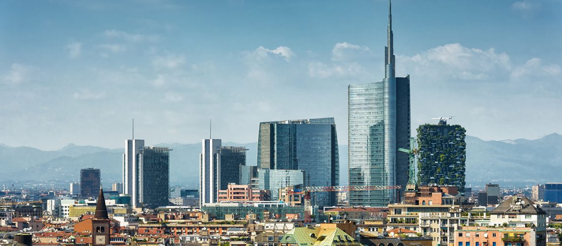 this picture shows a typical panorama of many cities: the new centre with skyscrapers and around it the older buildings of the city centre.It is important to monitor the structural health of both parts of cities. SHM applied to geotechnical problems and structural safety becomes a fundamental part of ensuring the safety of structures, both during construction and during the natural life of the structures.