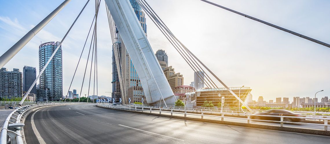 The picture shows a bridge in urban area, a good exmple where SHM structural health monitoring shall be implemented. SHM is becoming increasingly important in the management of critical infrastructure and assets, especially in aging structures or those subjected to harsh environmental conditions. It provides a cost-effective and proactive approach to ensure the safety, reliability, and longevity of structures while minimizing downtime and repair costs.