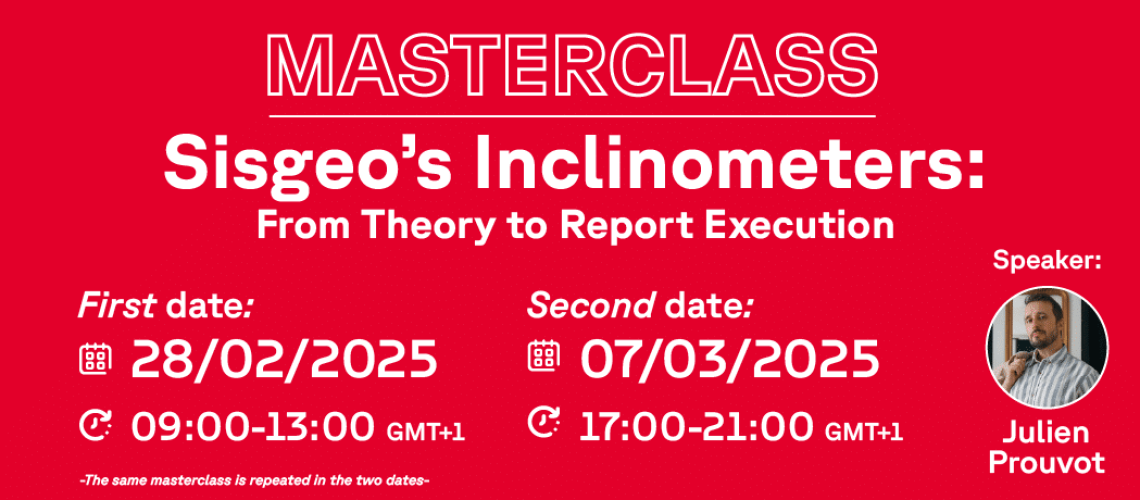 Sisgeo Masterclass inclinometers, from theory to report execution